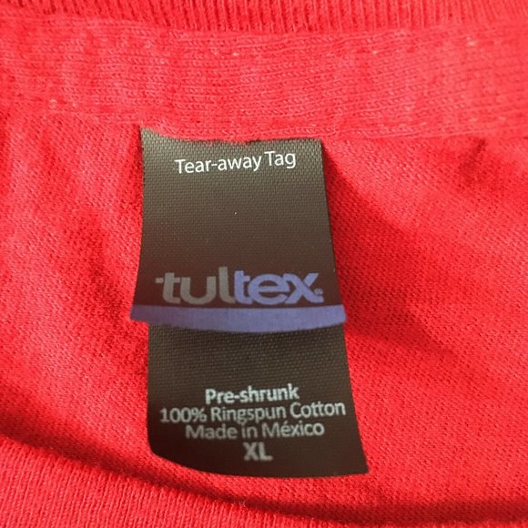 #81 Tultex Bible Believers King James Bible 1611 Short Sleeve Mens T-shirt Sz XL - Picture 5 of 7